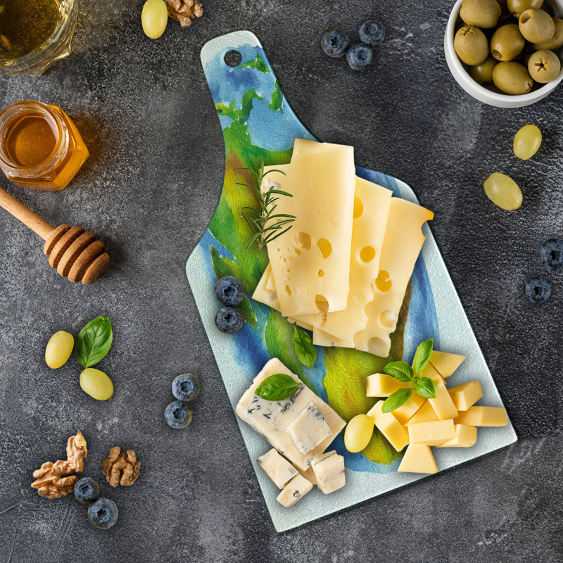 Planche à découper en verre trempé Ambesonne