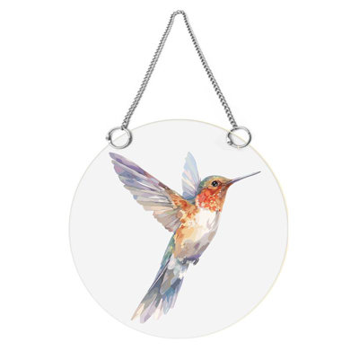 Décoration de fenêtre colibri