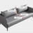 Simple business modern office sofa set