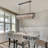 7-Lights Dimmable Tiered Rectangle Chandelier With Crystal Accents-599852756