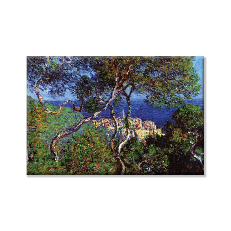 « bordighera » par claude monet, reproduction d’art