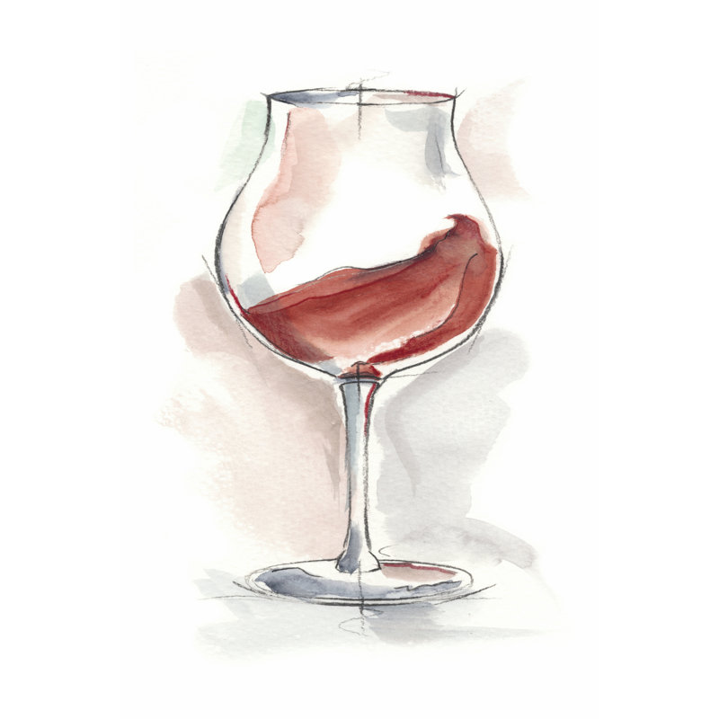 Wine Glass Study III by Ethan Harper - Wrapped Canvas Art Prints, 46cm H x 30cm W x 3.8cm D