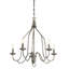 Lustre 5 lumières façon bougie Crudden