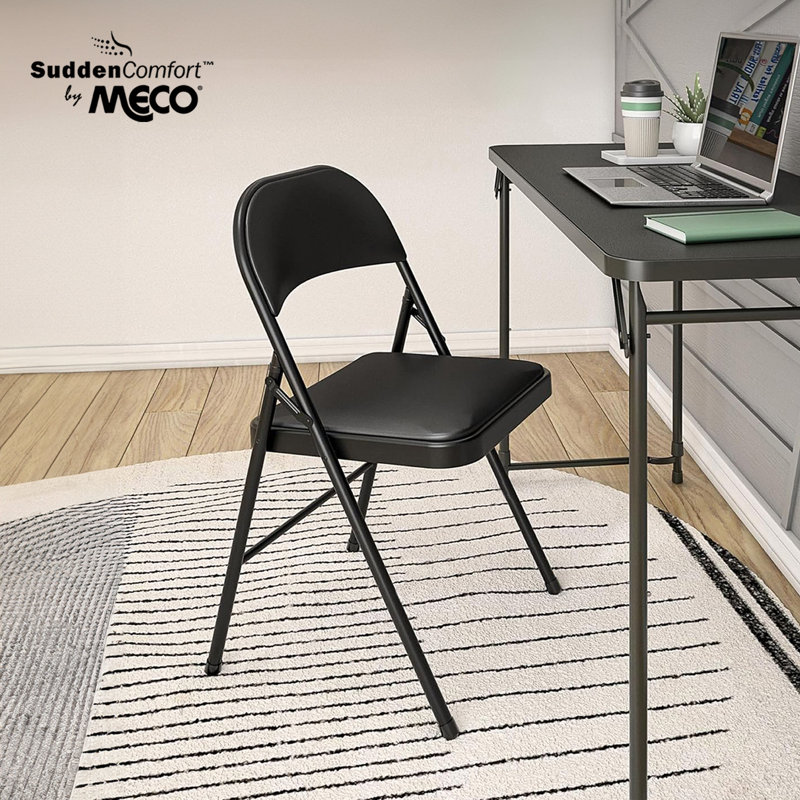 Fabric Padded Stackable Folding Chair Folding Chair