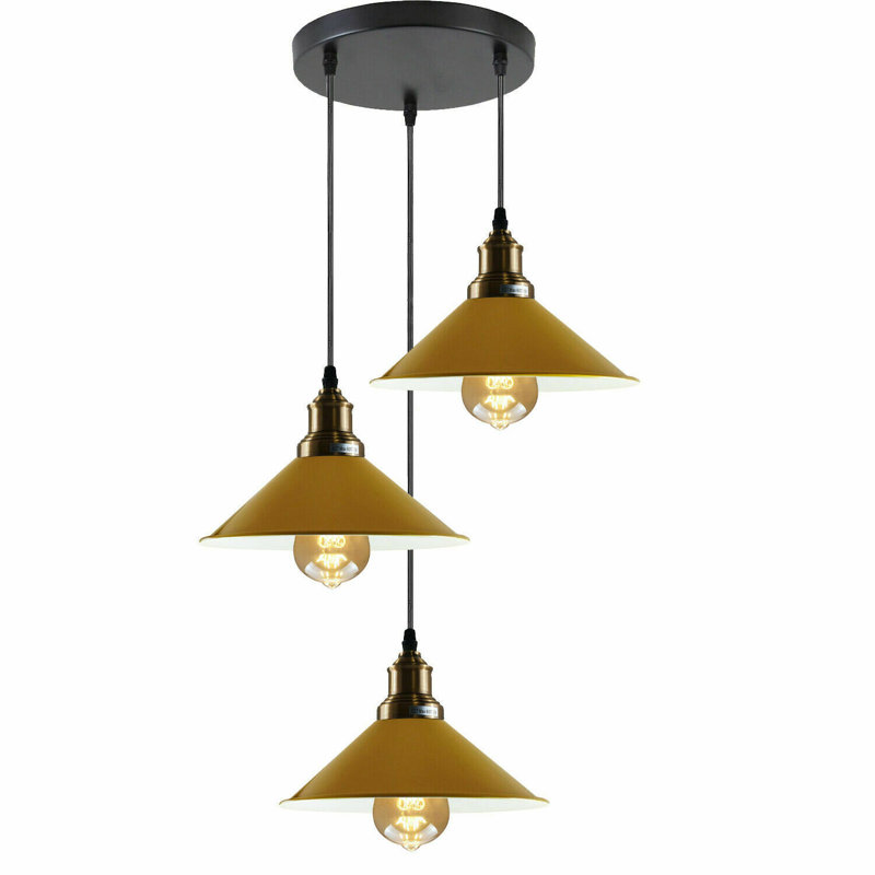 Remi 3 - Light Cluster Pendant, Yellow