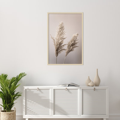 «Grass 22X» par Mareike Bohmer, impression sur bois encadrée