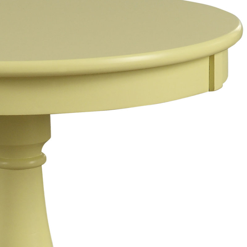 Table d'appoint à finition jaune clair Alger