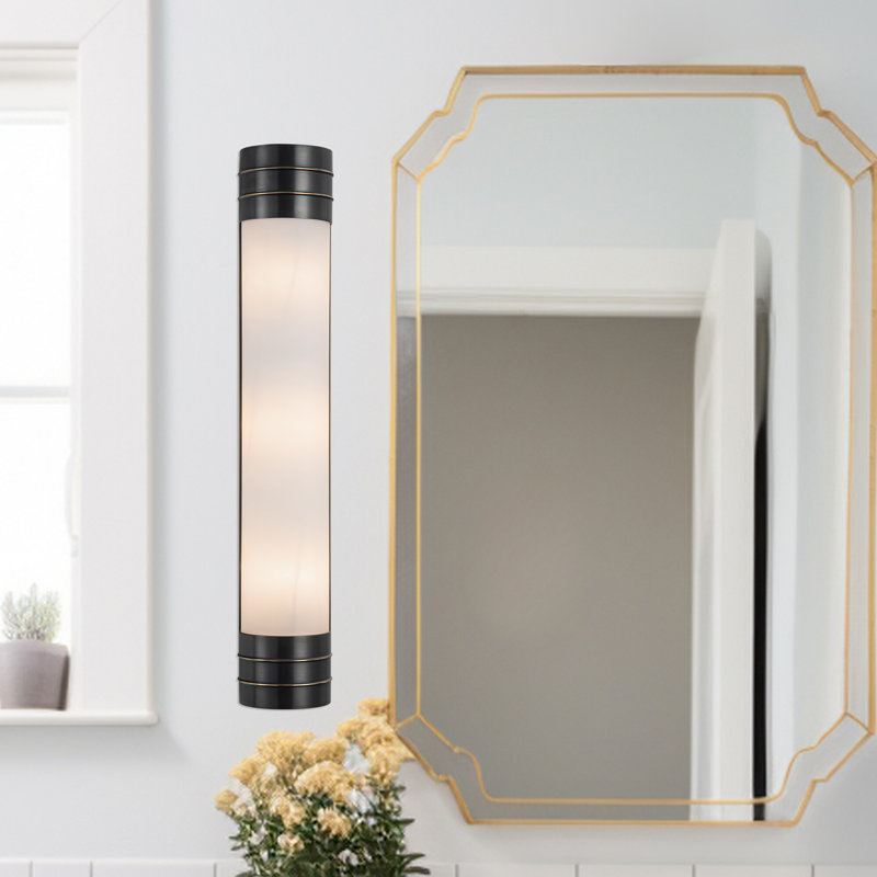 Willard 3 - Light Bath Sconce, Urban Bronze, Matte Opal