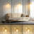 Modern Arc Floor Lamp With Remote Control, Adjustable Height, And Smart LED Bulb - Dimmable Standing Lamp For Living Room Or Bedroom With Marble Base