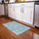 Premium Machine Washable Prisco Teal Rug