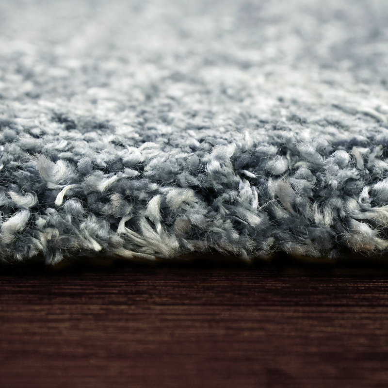 Tapis bleu area Terri, Rectangle 2 pi 7 po x 5 pi