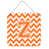 Orange / blanc