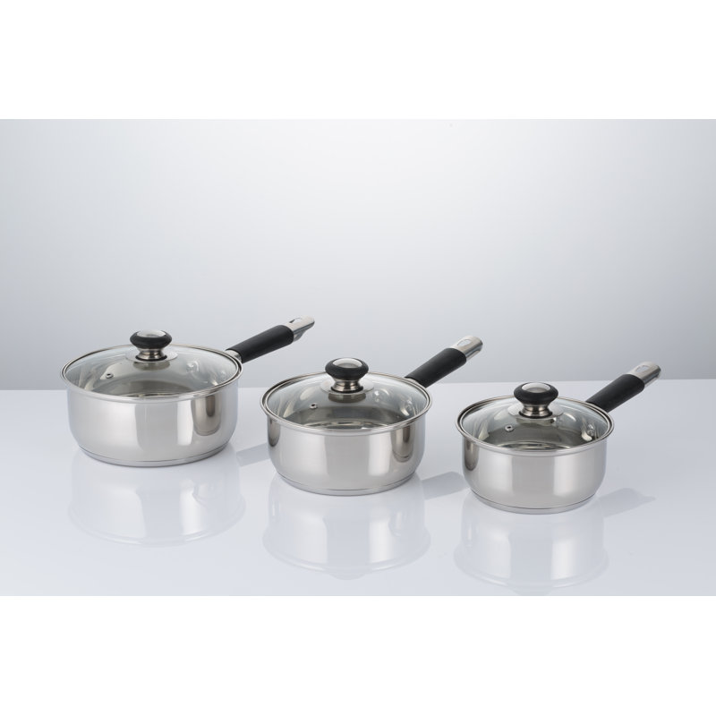 Everyday 3Pc Saucepan Set