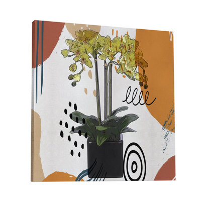 Boho Floral 71 - Impression sur toile tendue