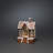 Water Lantern Ginger Bread House Battery Operated with Timer