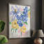 «Brush Blossoms II», reproduction encadrée - bois massif-390164936