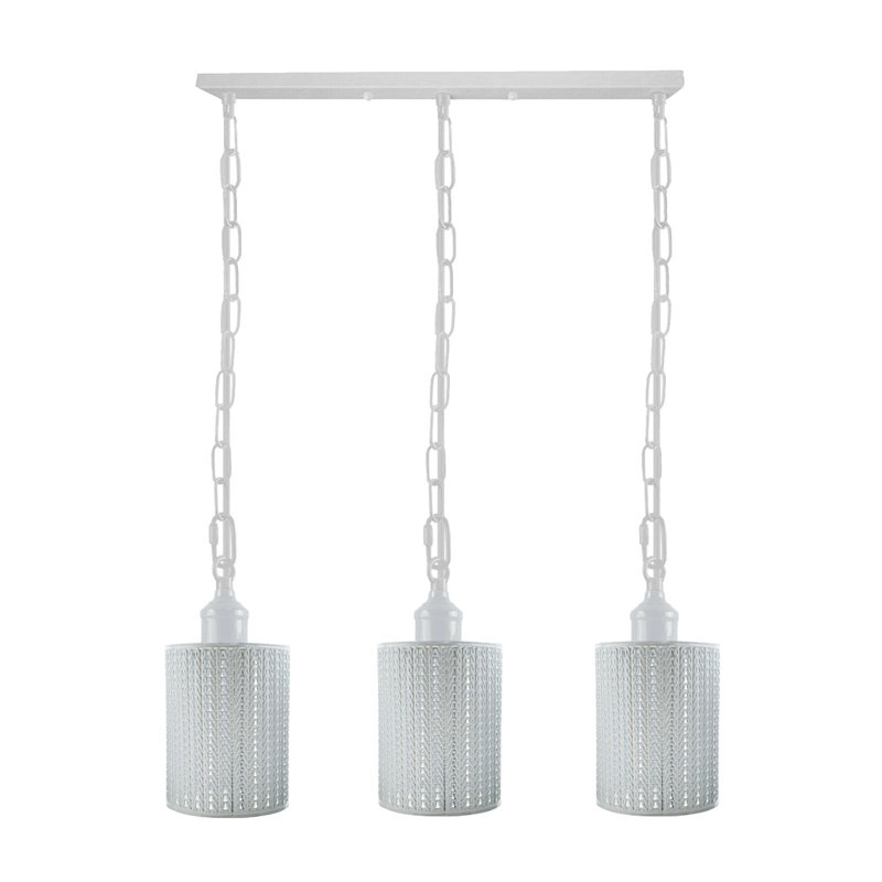 Chonie 3 - Light Kitchen Island Pendant, Yes, White