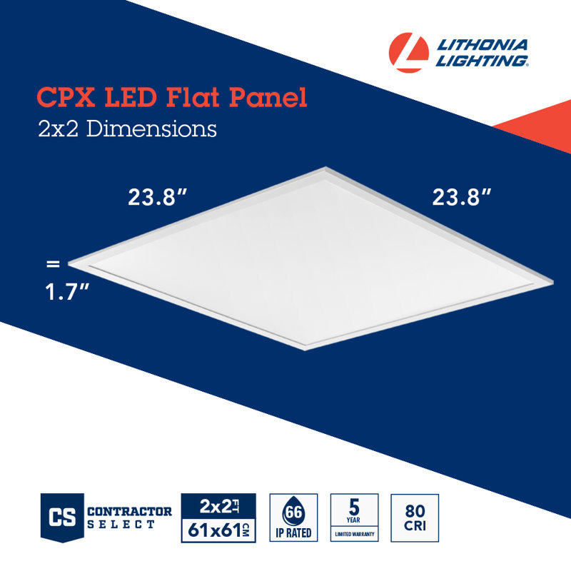 Dimmable Square Flat Panel Ceiling Light
