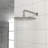 Shower Faucet In Brushed Nickel - 10-Inch Rainfall Head, Valve, Wall Mount Installation & Rinse Mount, Easy Cleanup