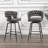 Celie Velvet Fabric Upholstered Swivel Bar Stools-1813453141-1812300824-1811946460