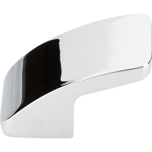 Thumb 1 1/4" Length Novelty Knob, Polished Chrome