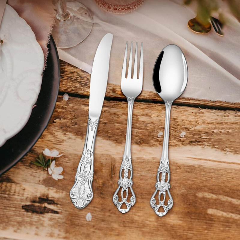 Ensemble 30 pièces pour 6 pièces d'argenterie royale, Argent argent