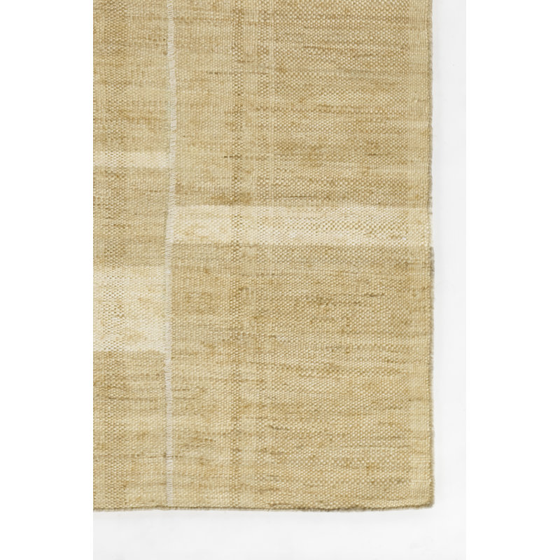 Geometric Area Rug in Tan, Rectangle 6'3" x 9'