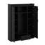 Hall Tree With Bench And 3 Hooks, Modern Entryway Storage Organizer Cabinet With 4 Doors, 1 Drawer And Adjustable Shelves-120334969