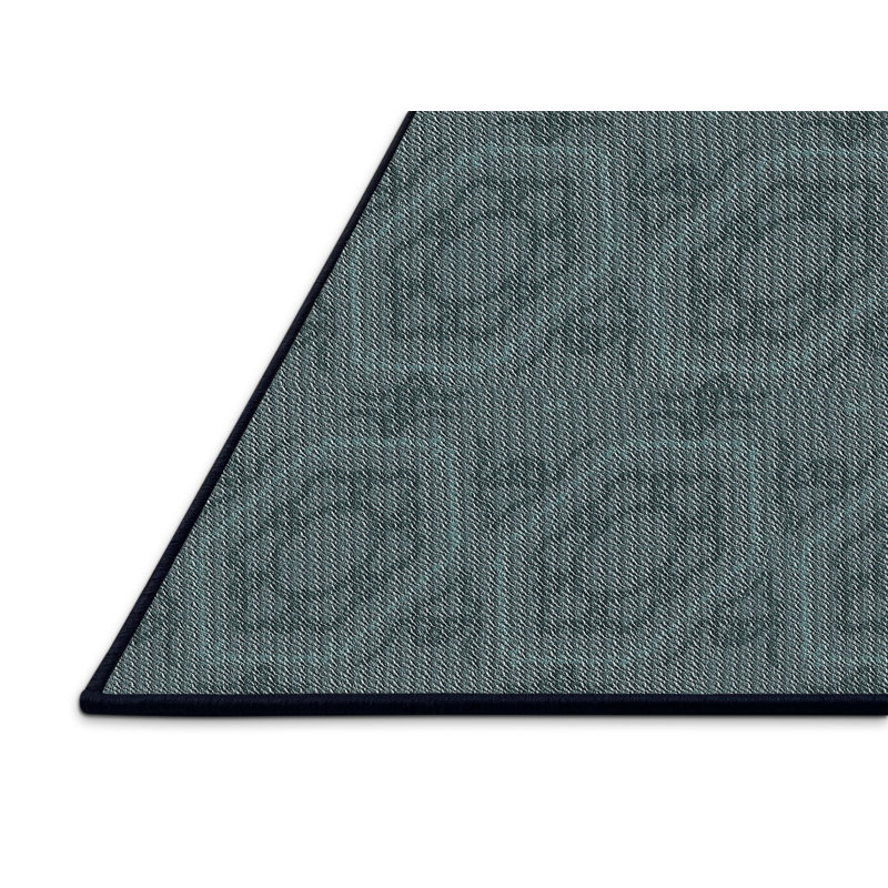 Tapis gris / noir Ufomba, Rectangle 5 pi x 7 pi