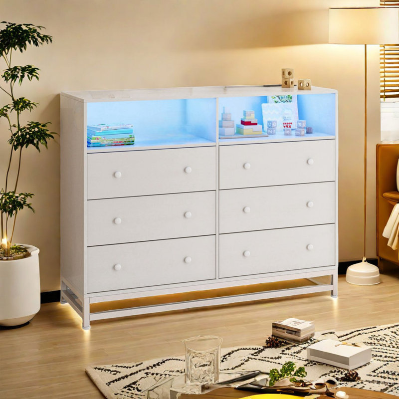 Amandari 47.24'' W Dresser, White