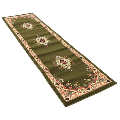 Tapis oriental noir Balthrop