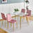 Fieldsville Upholstered Counter Stool with Metal Frame