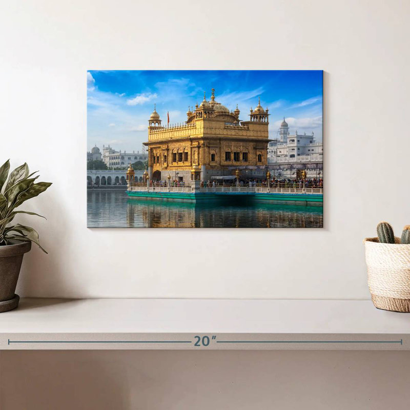 Lilie India's Golden Temple, H 8 po x l 12 po