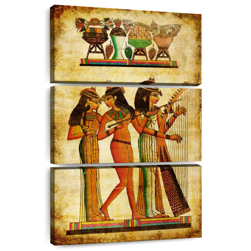 Leisha, Musiques de l'Égypte antique, H 50 po x l 32 po