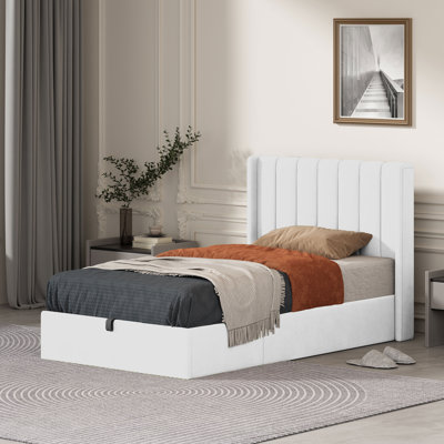Lit plateforme avec rangement Daizia