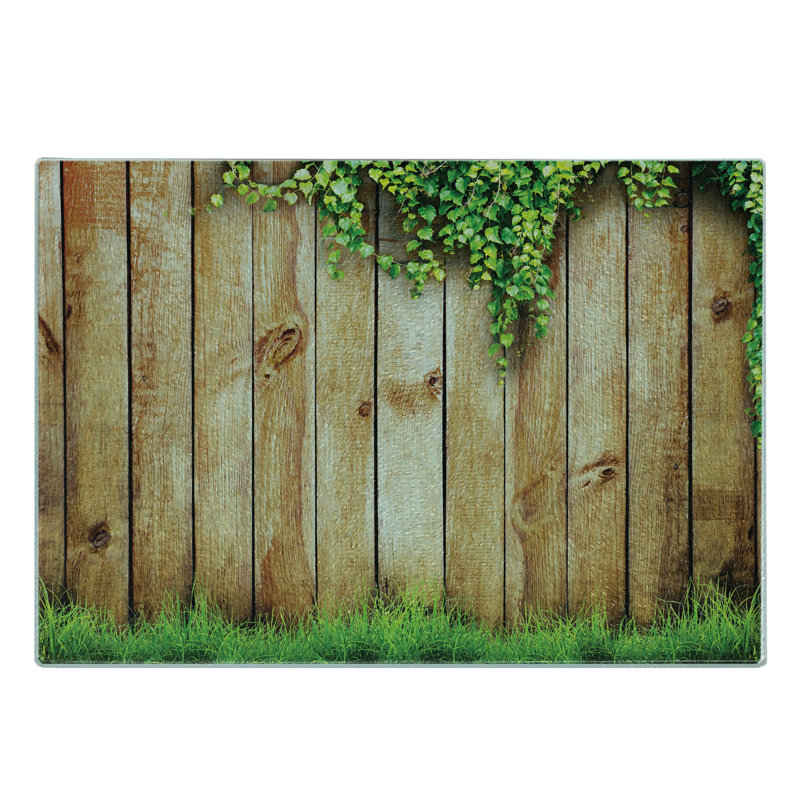 Planche à découper en bois trempé Ambesonne