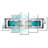 " Turquoise Blizzard " 5 - Pieces-1173210137