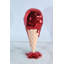 Statue de cône de crème glacée en résine rouge NIFao Pop Art