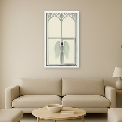 «Angel of Pleasure Christian Art» par Inthemoment, reproduction d'art sur toile encadrée