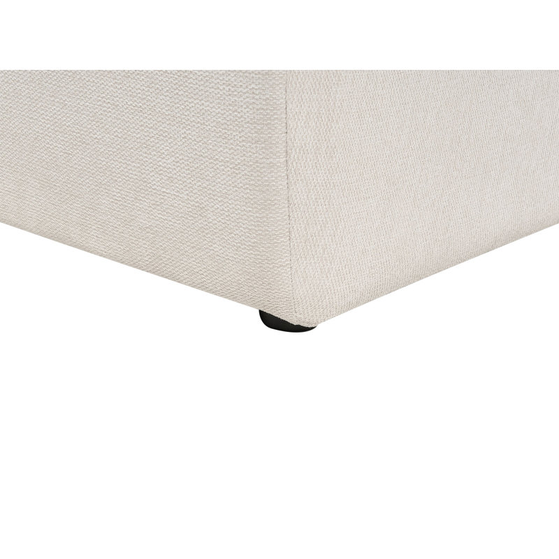 Anacleto 3 Seater Corner Sofa , Beige, Left Hand Facing