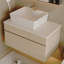 Petit meuble-lavabo flottant simple 31,5 pouces avec lavabo