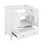 Meuble-lavabo de 30 po sans lavabo supérieur, armoire de salle de bain multifonctionnelle avec portes et tiroir, base de meuble-lavabo seulement-806436869