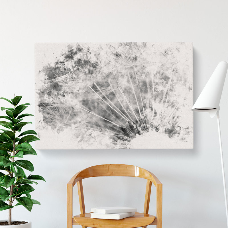 Dandelion Seed - Wrapped Canvas Print, 40cm H x 60cm W x 4cm D