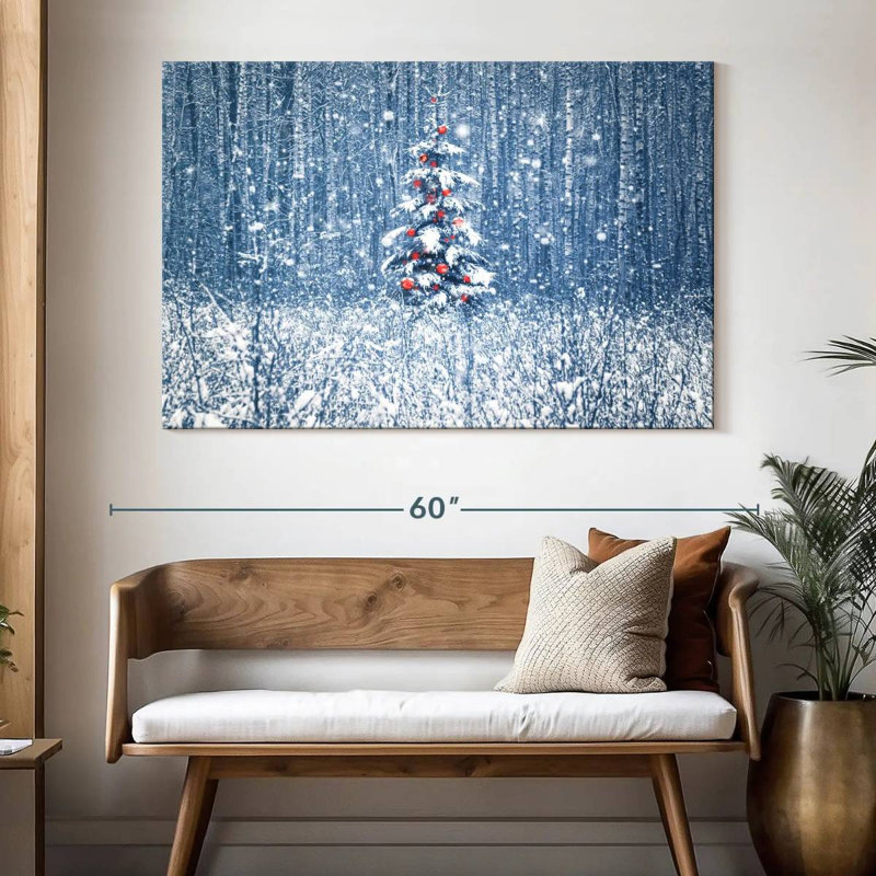 Épinette de Noël, H 34 po x l 51 po