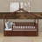 Twin Wooden House Bed With Drawers-2122811986