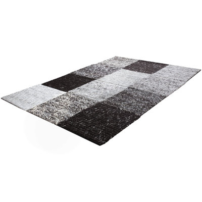 Adames Plaid Cotton Hand Woven Area Rug