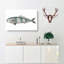 Pilot Mackerel Fish by George Shaw - Wrapped Canvas-55330497
