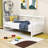 Twin Wood Daybed with Slats-1329491047