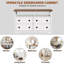 Commode double 4 tiroirs l 47,24 po-888079785
