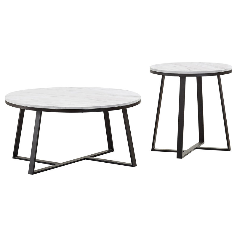 Ensemble de tables basses et de tables de bout 2 pièces Shearin